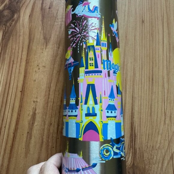 2024 Disney World Magic Kingdom Starbucks Discovery Series Metal Tumbler- Used - Picture 5 of 6